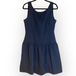 Tommy Hilfiger Navy Blue Sleeveless Stretch Mini Dress